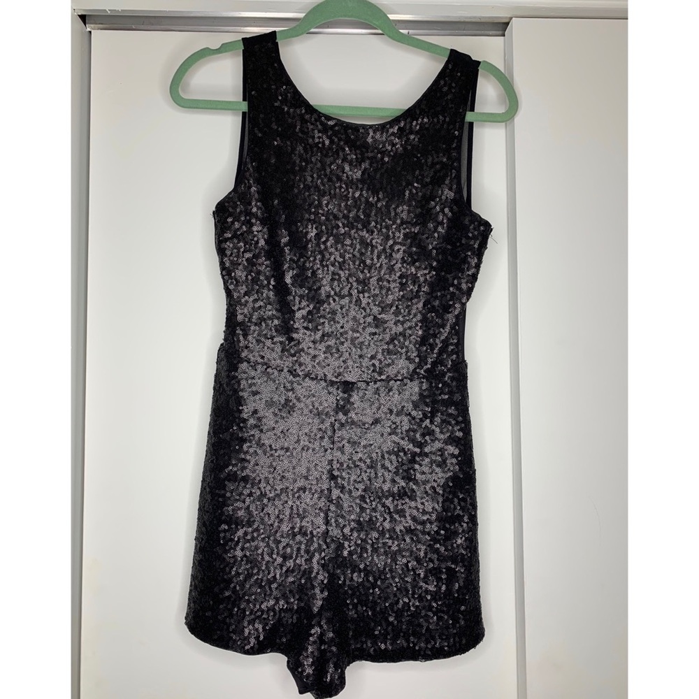 Brand New Black Sequin Jumpsuit